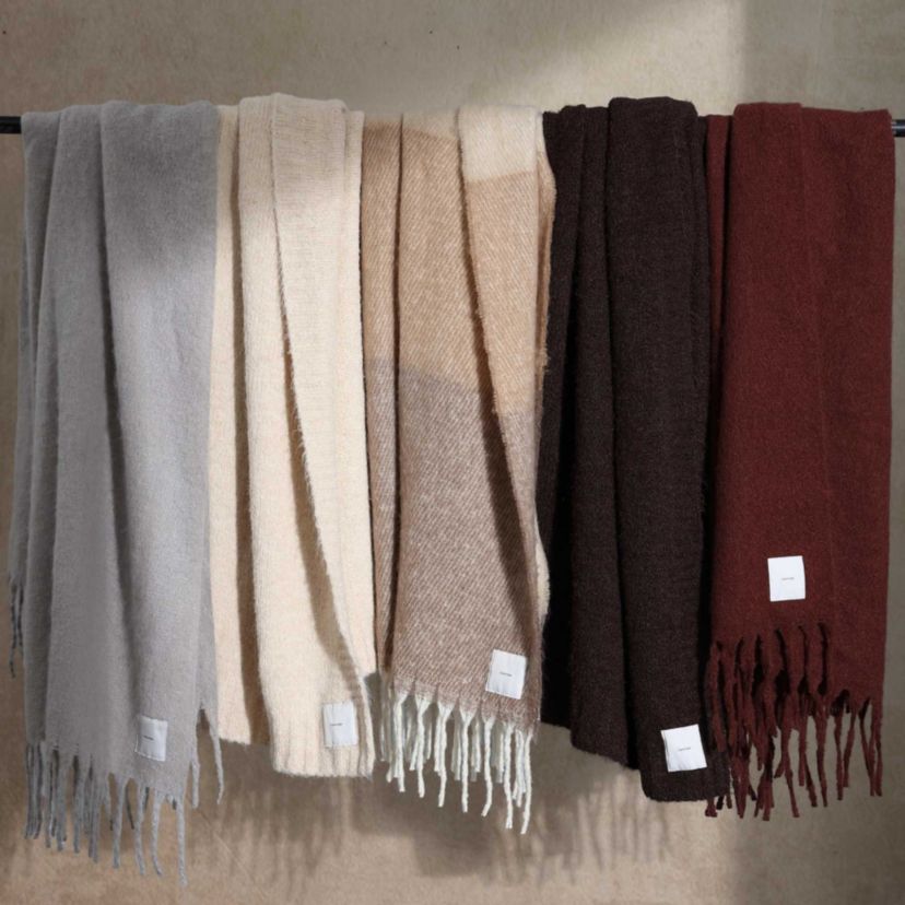 Mohair Solid Microfiber Throw