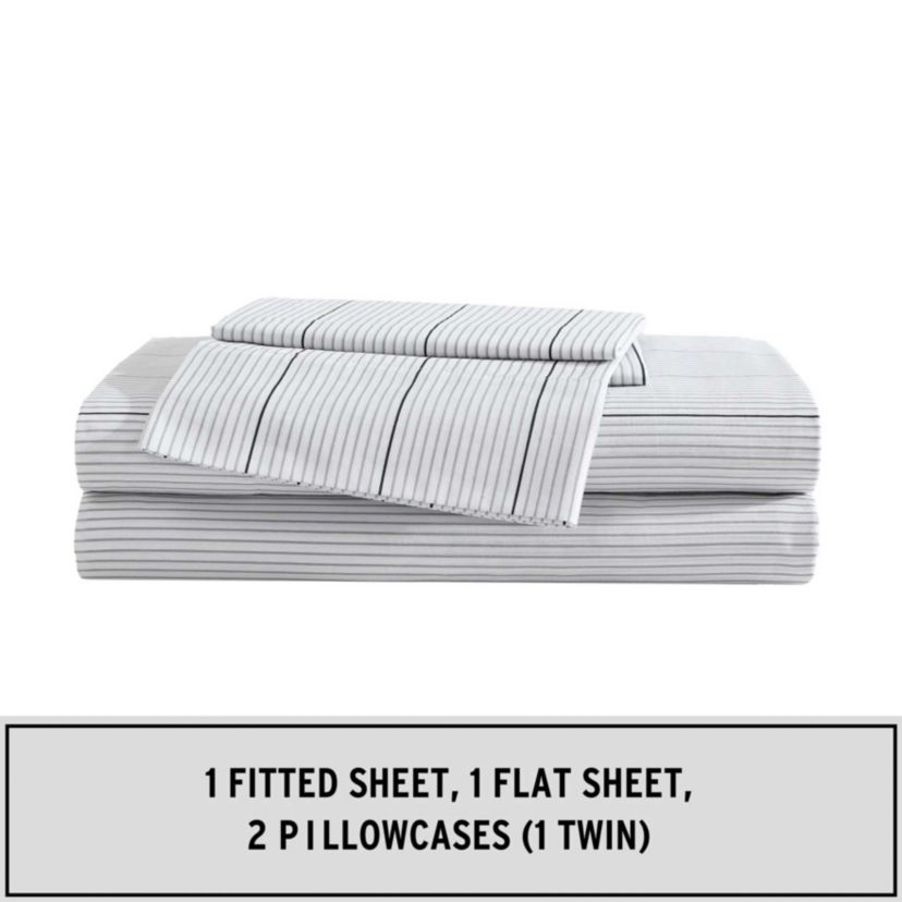 Oversize Plaid Cotton Bed Set