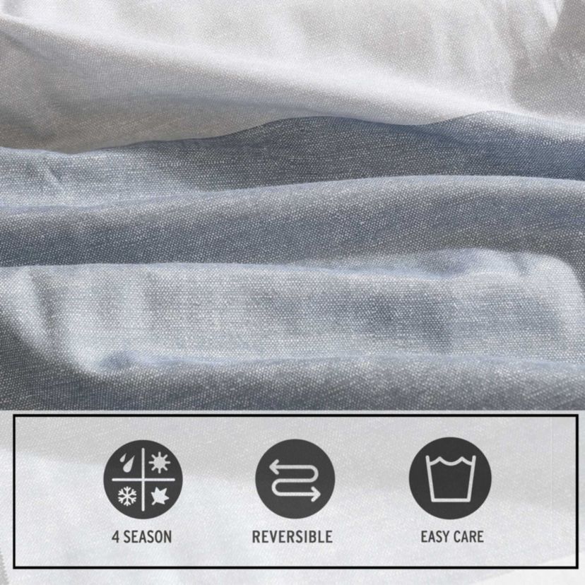 Oversize Plaid Cotton Bed Set
