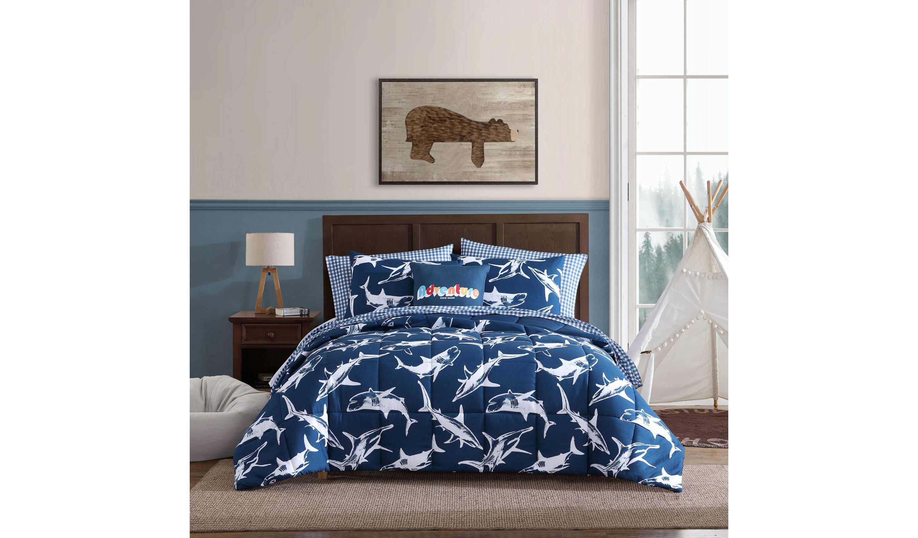 Vinny And Shark Friends Microfiber Comforter Bonus Set