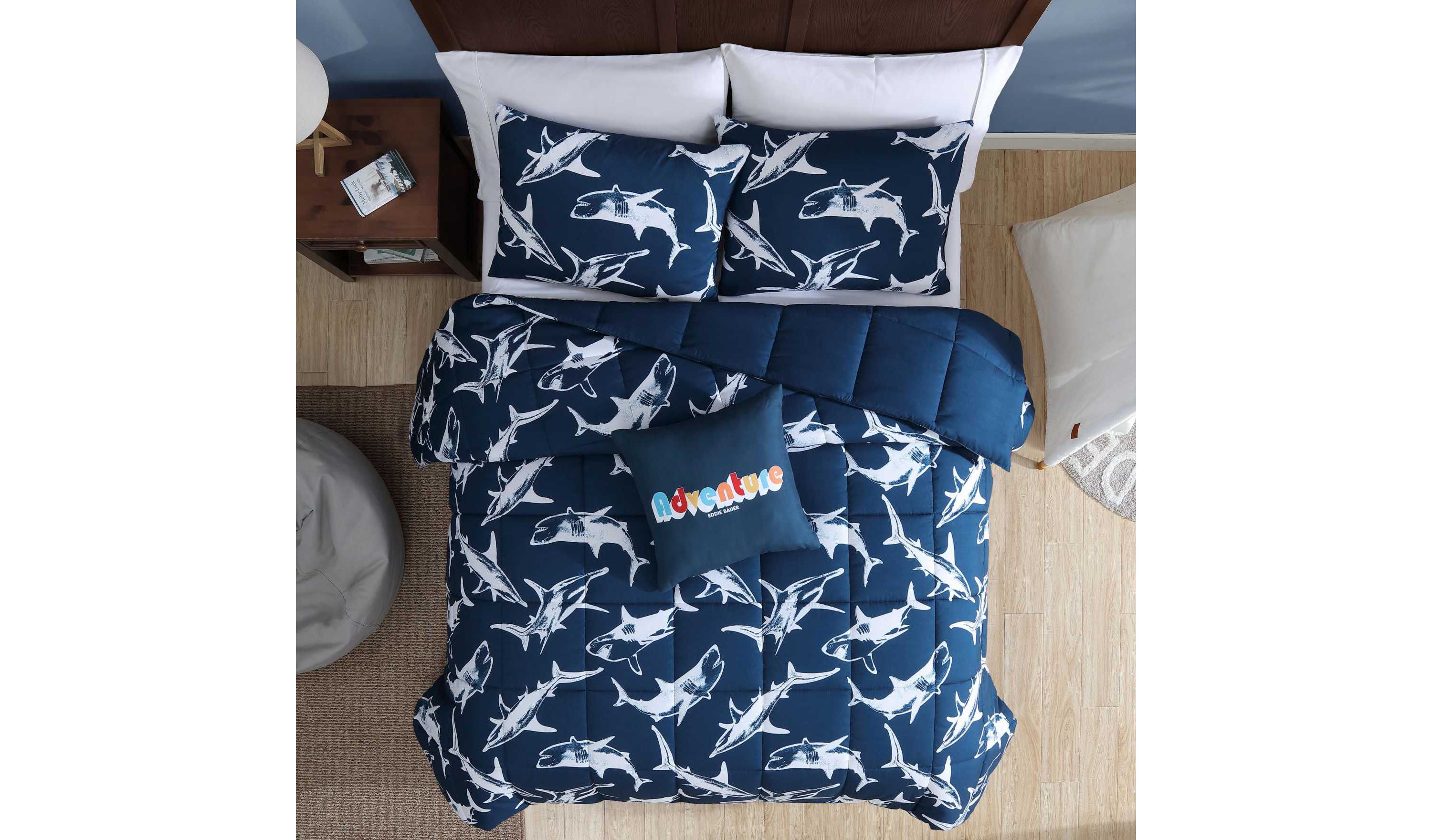 Vinny And Shark Friends Microfiber Comforter Bonus Set