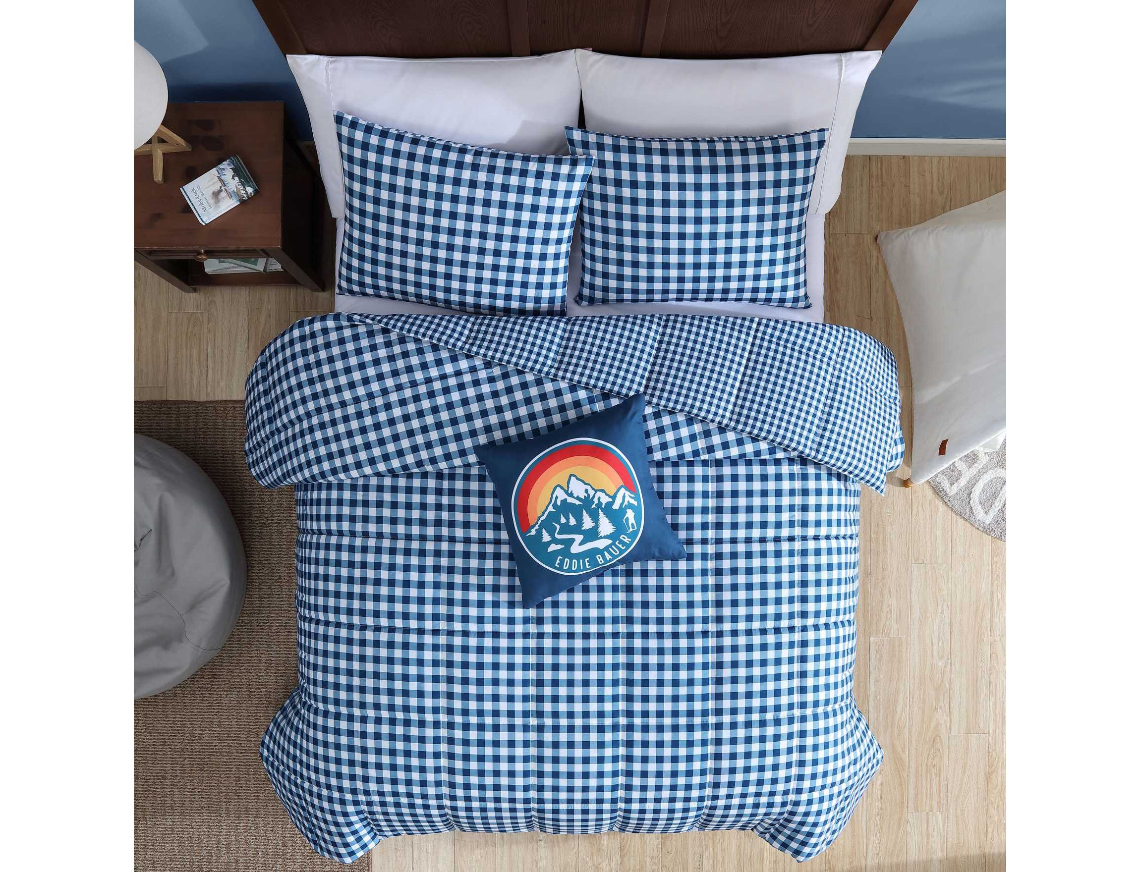 Preston Check Microfiber Comforter Bonus Set