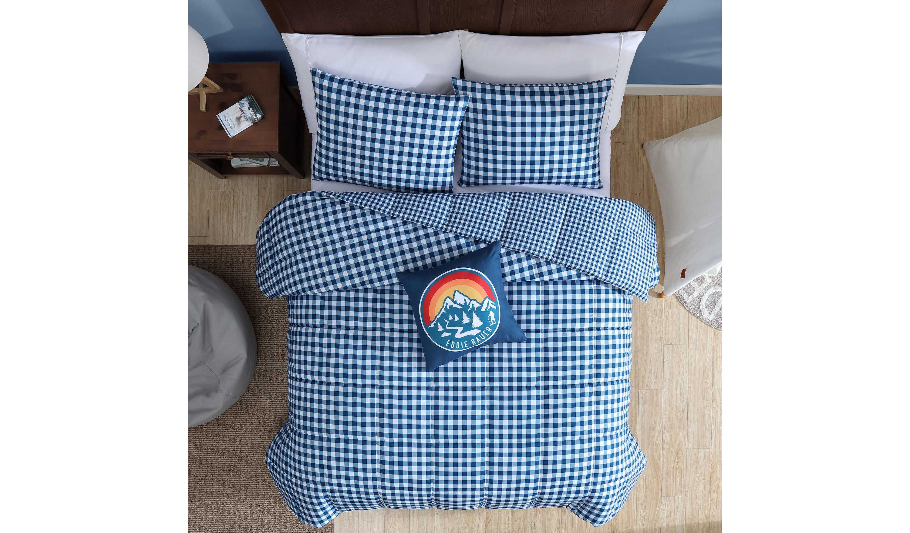 Preston Check Microfiber Comforter Bonus Set