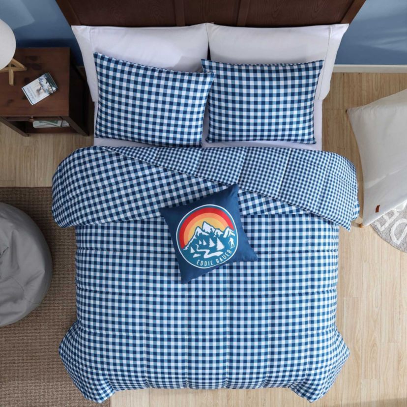 Preston Check Microfiber Comforter Bonus Set