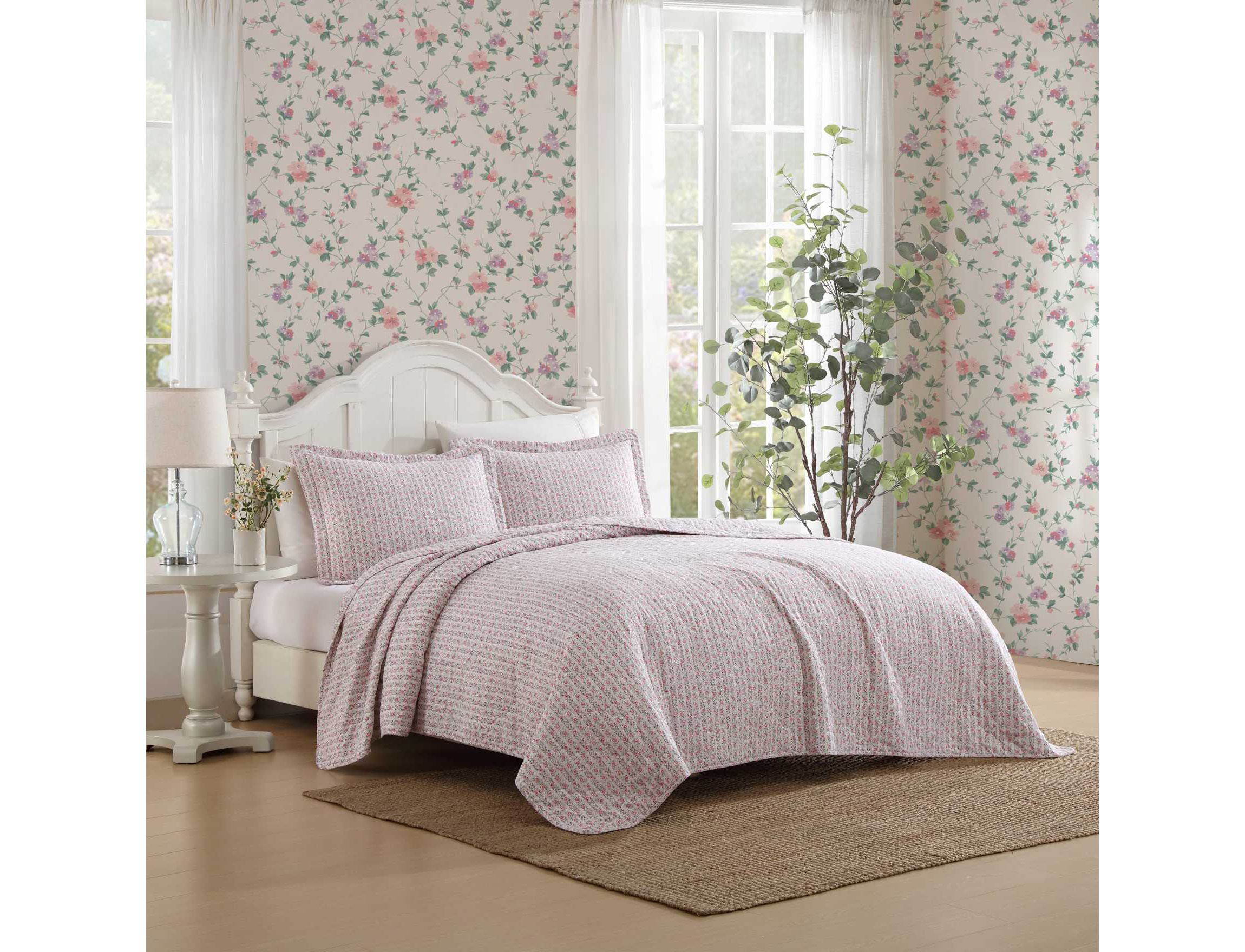 Marta Stripe Cotton Quilt Set
