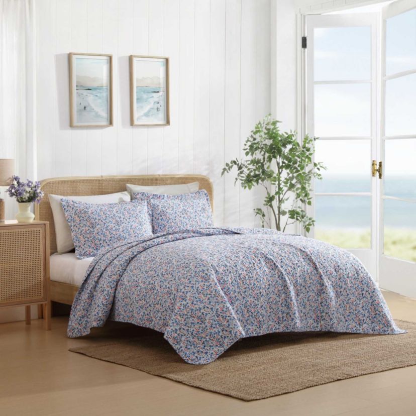 LeoFlower Cotton Quilt Set