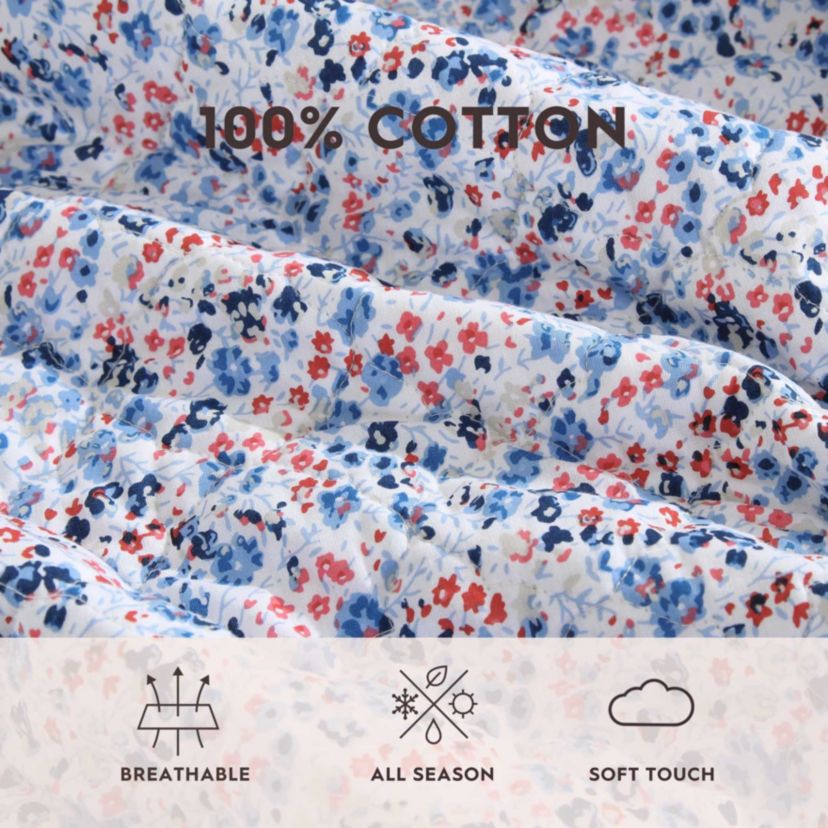 LeoFlower Cotton Quilt Set