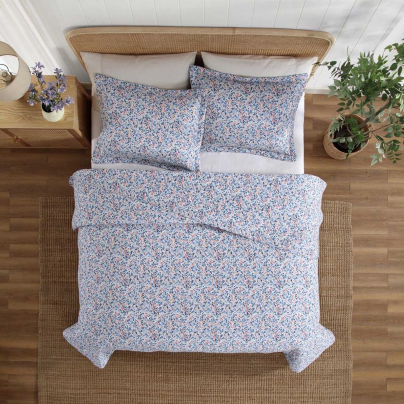 LeoFlower Cotton Quilt Set