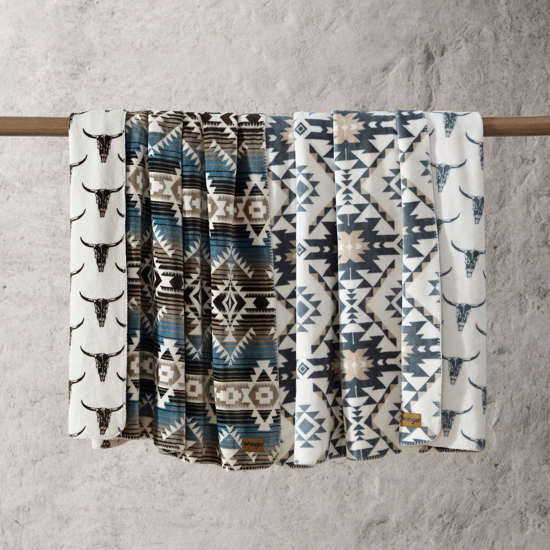 Nash Stripe Reversible Microfiber Blanket