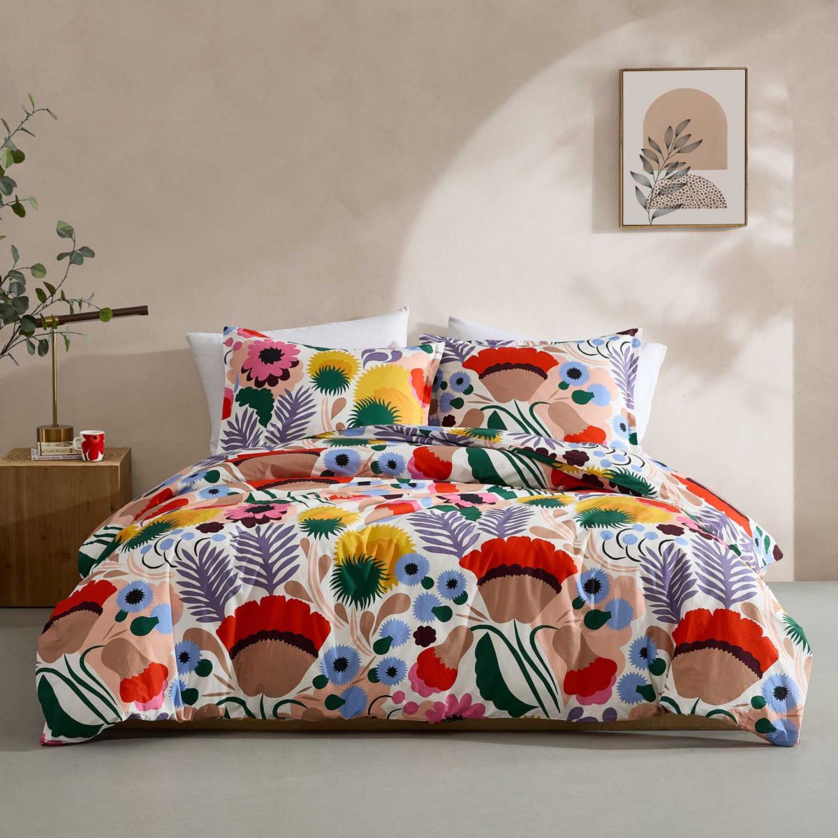 Ojakellukka Cotton Duvet Cover Set