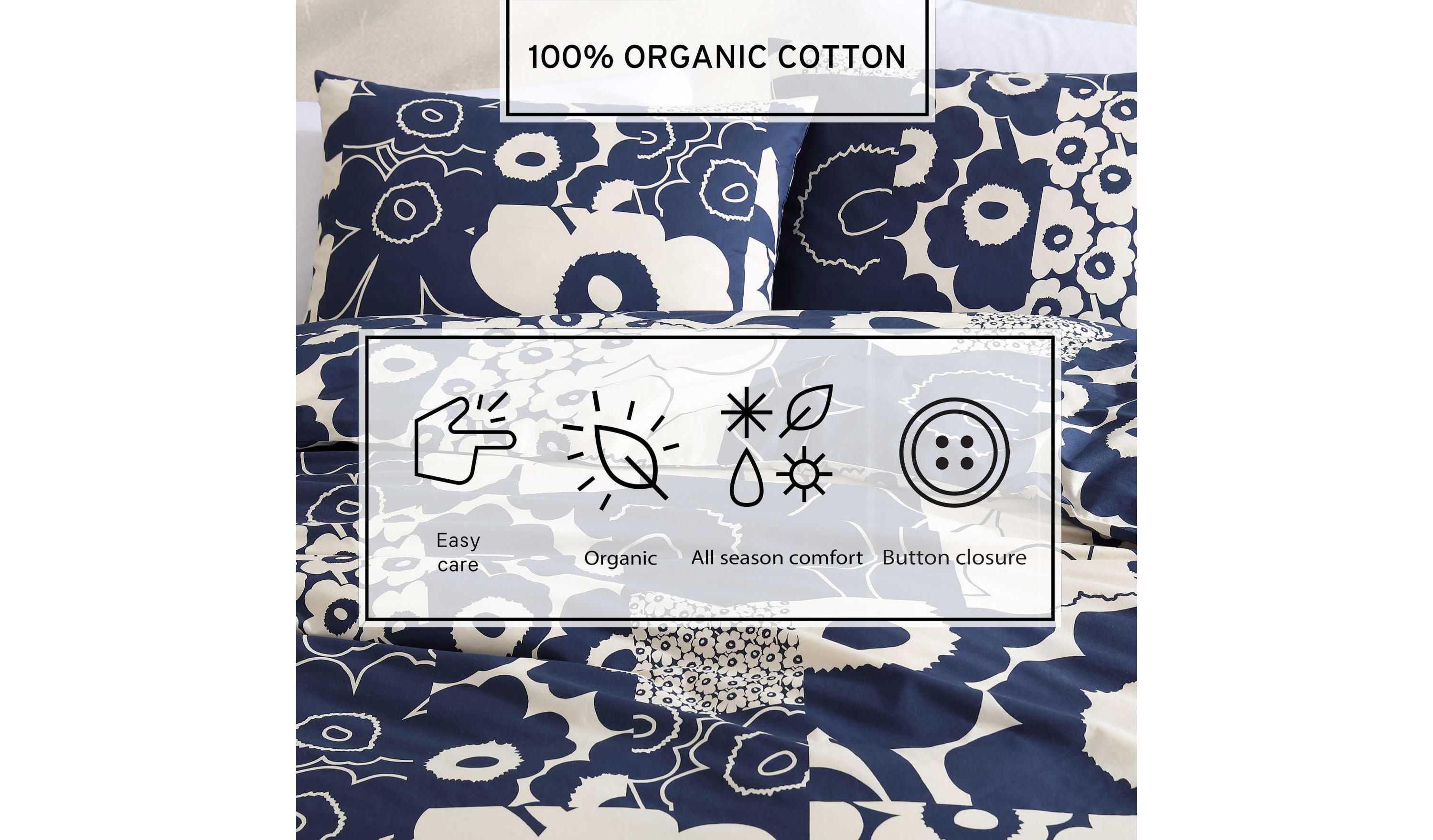 Unikko Kollaasi Cotton Duvet Cover Set