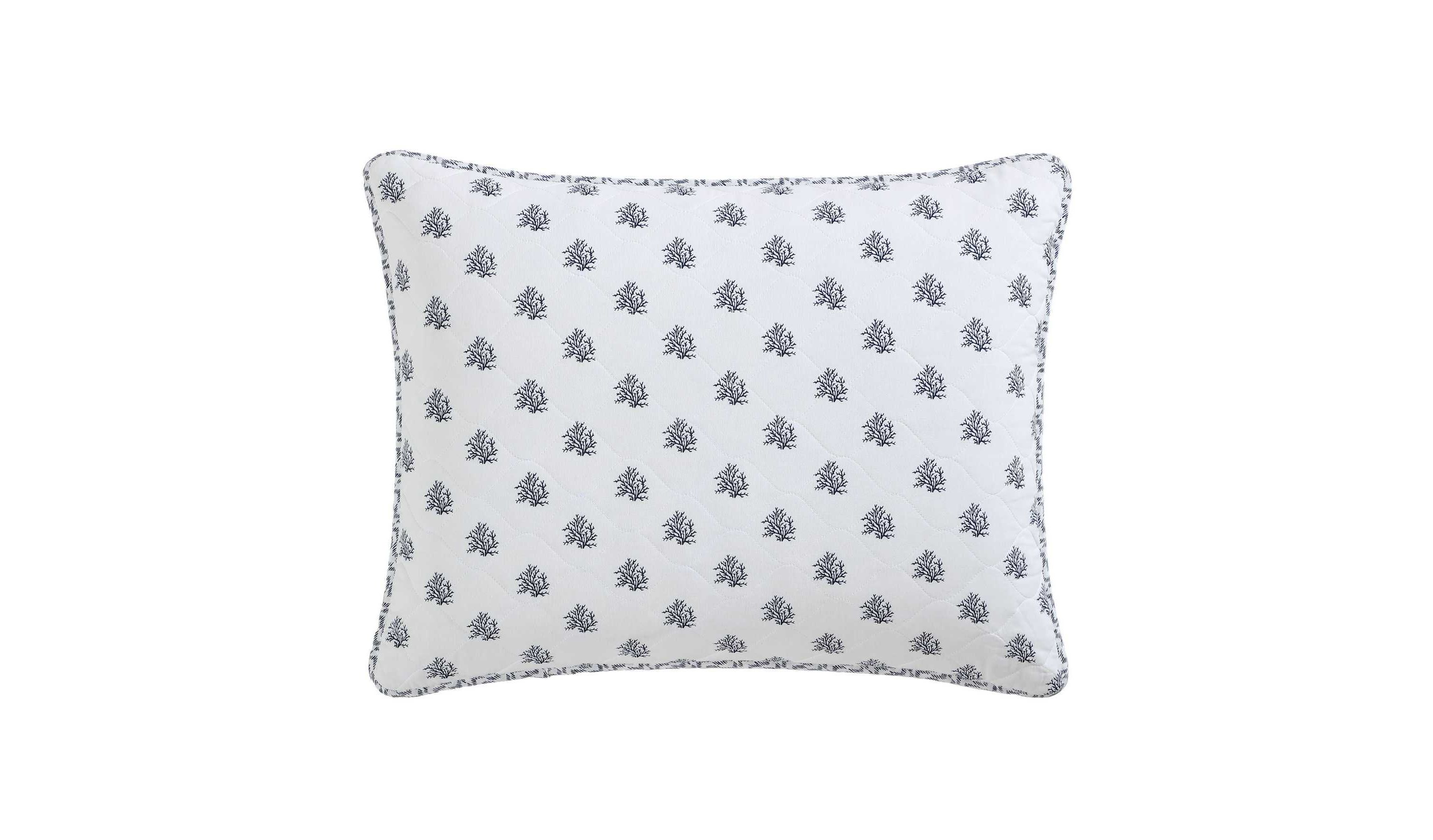 Coral Beach Cotton Quilt-Sham Set