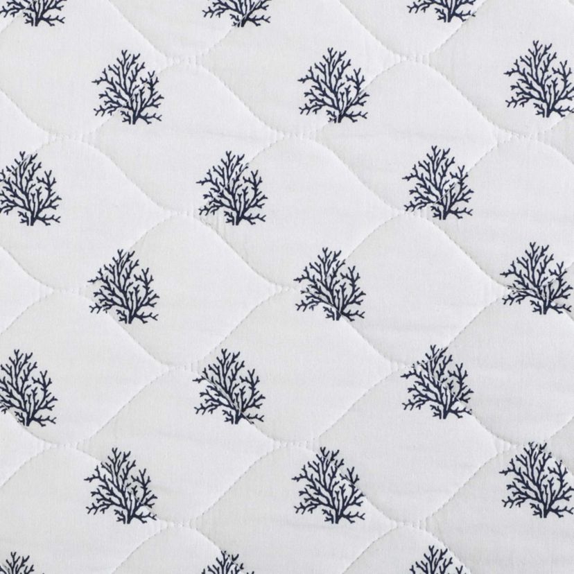 Coral Beach Cotton Quilt-Sham Set