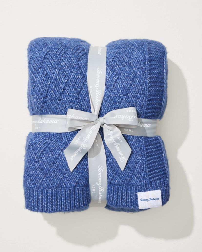 Treillage Knit Throw Blanket