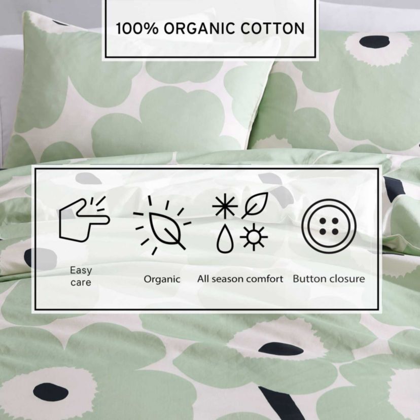 Unikko Cotton Duvet Cover Set