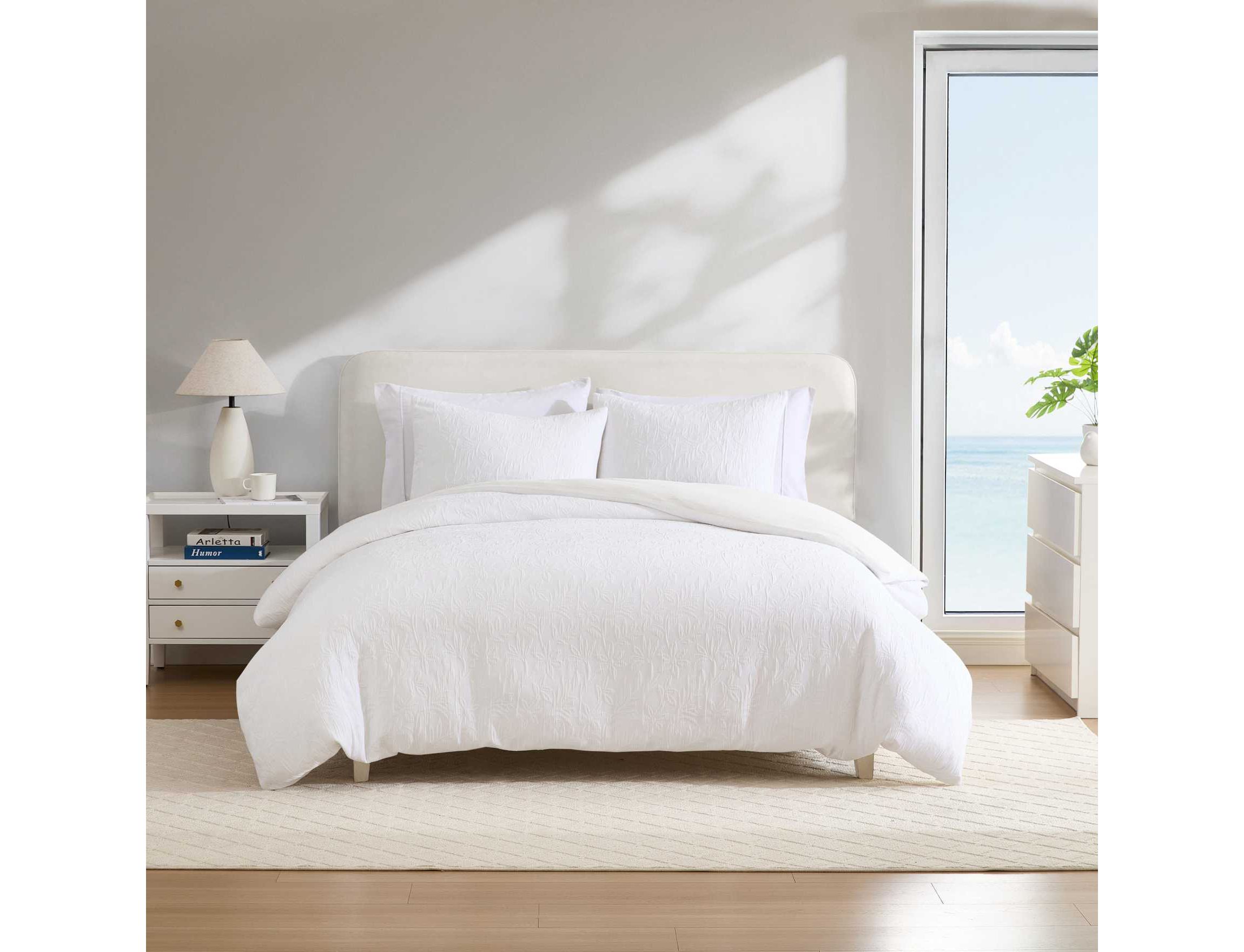 Seaside Floral Cotton Duvet Cover Set