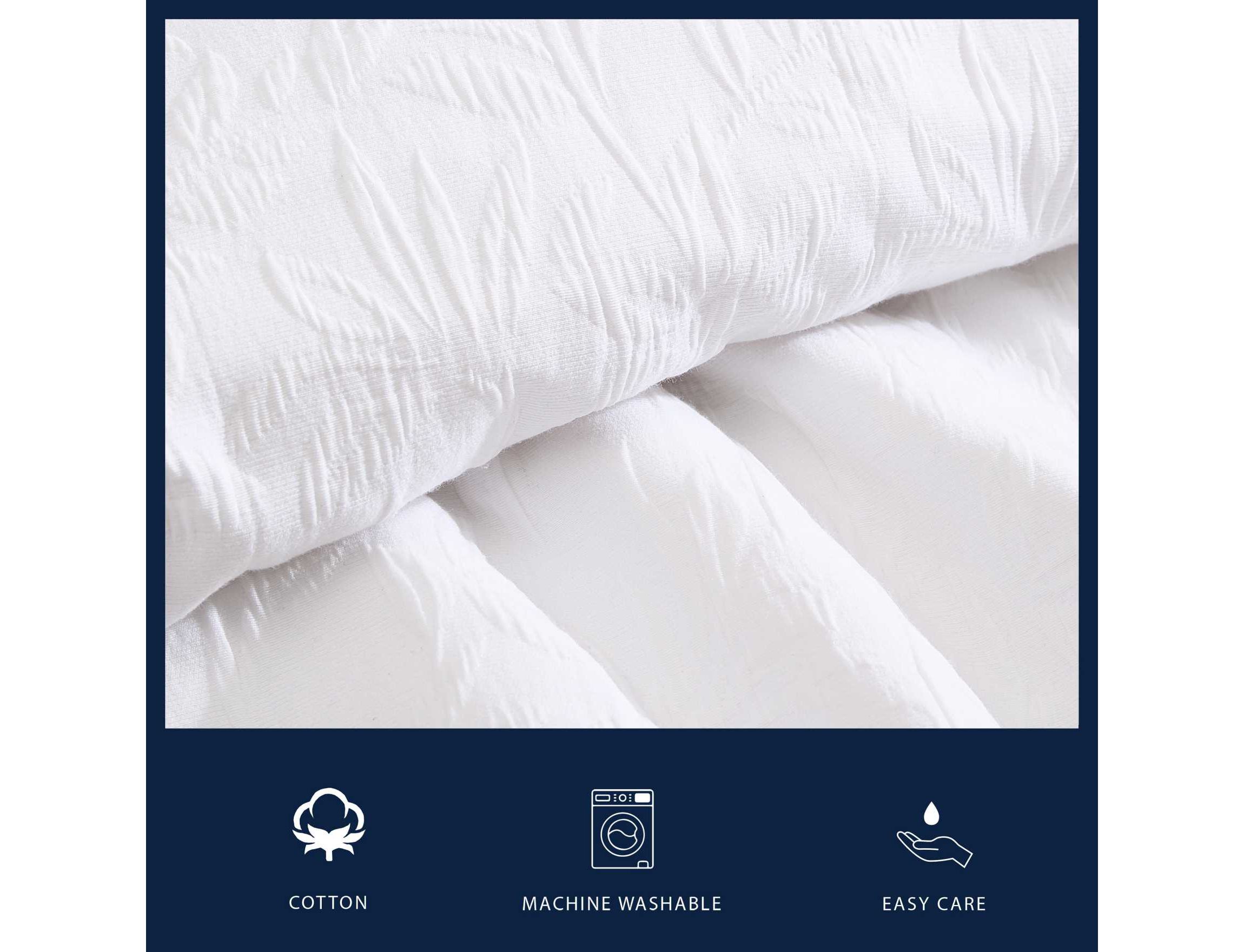 Seaside Floral Cotton Duvet Cover Set