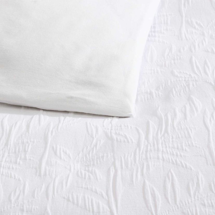 Seaside Floral Cotton Duvet Cover Set