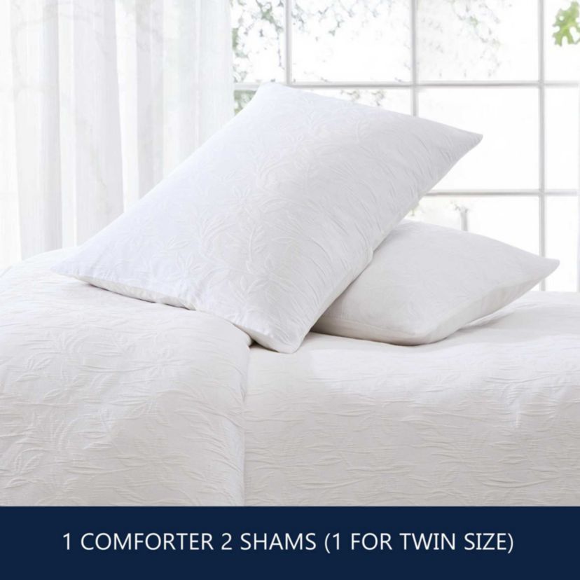 Seaside Floral Cotton Duvet Cover Set