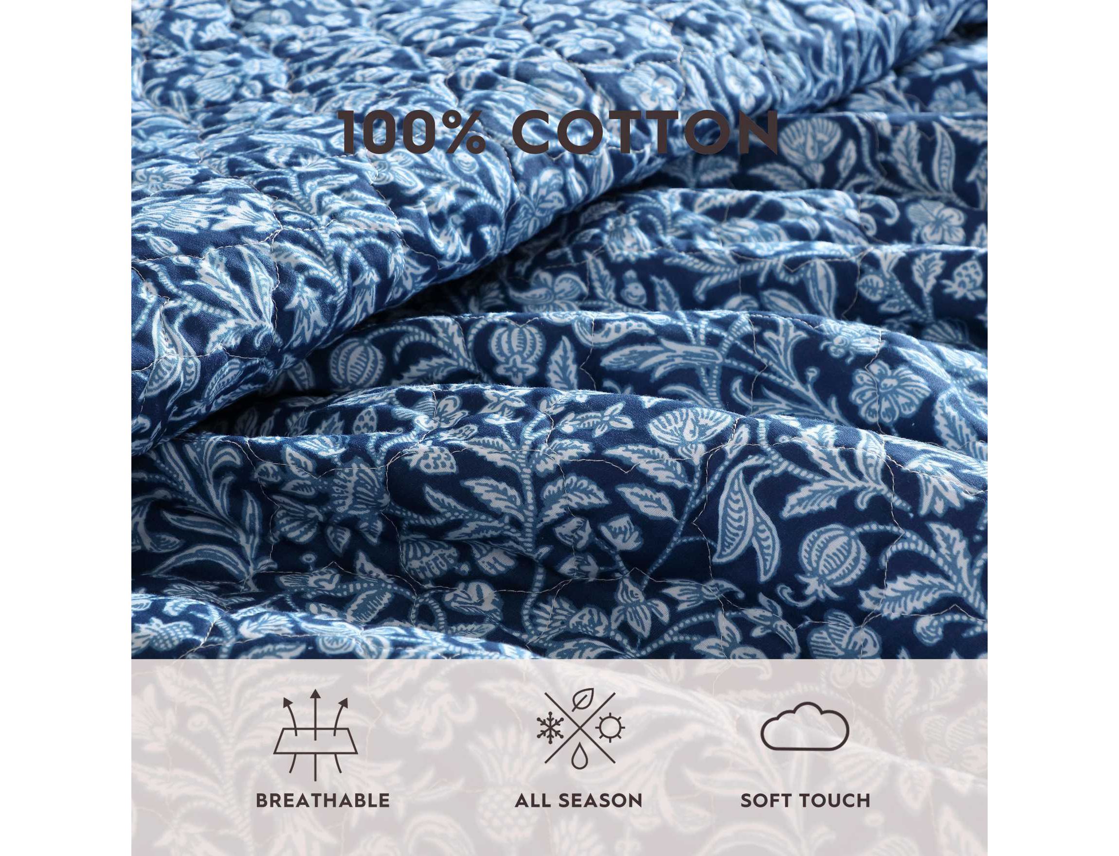 Elaina Cotton Quilt-Sham Set