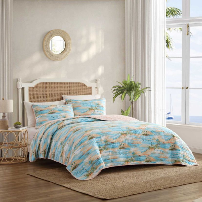 Bon Voyage Cotton Quilt-Sham Set