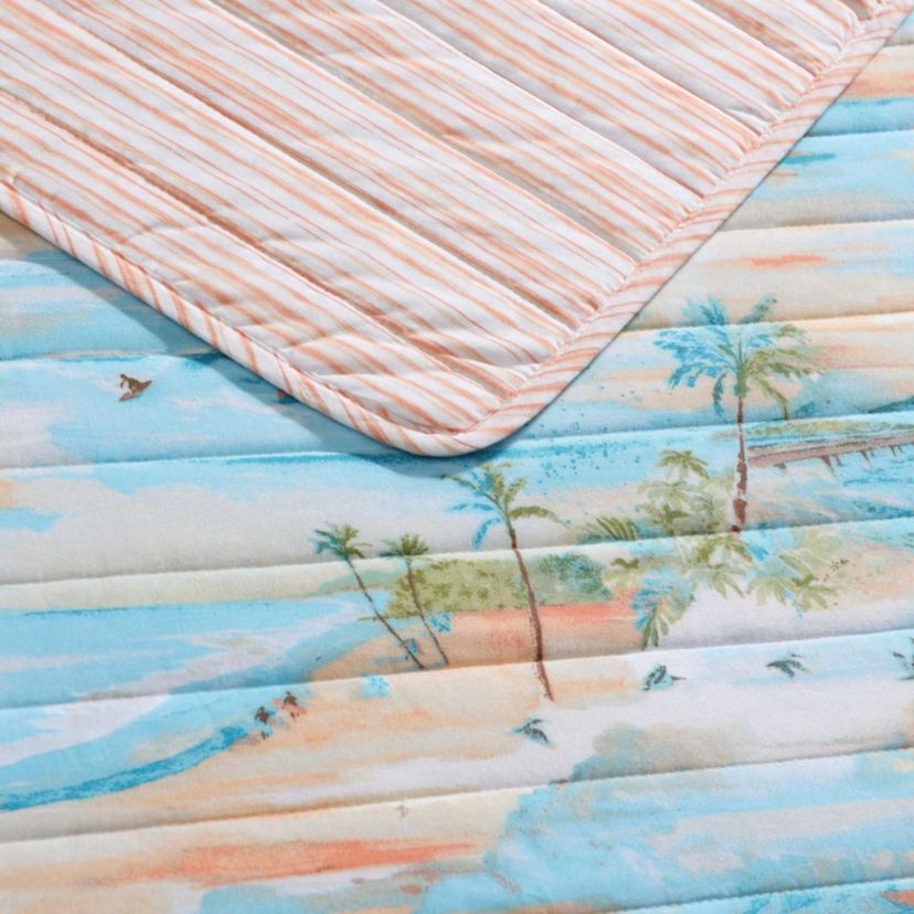 Bon Voyage Cotton Quilt-Sham Set