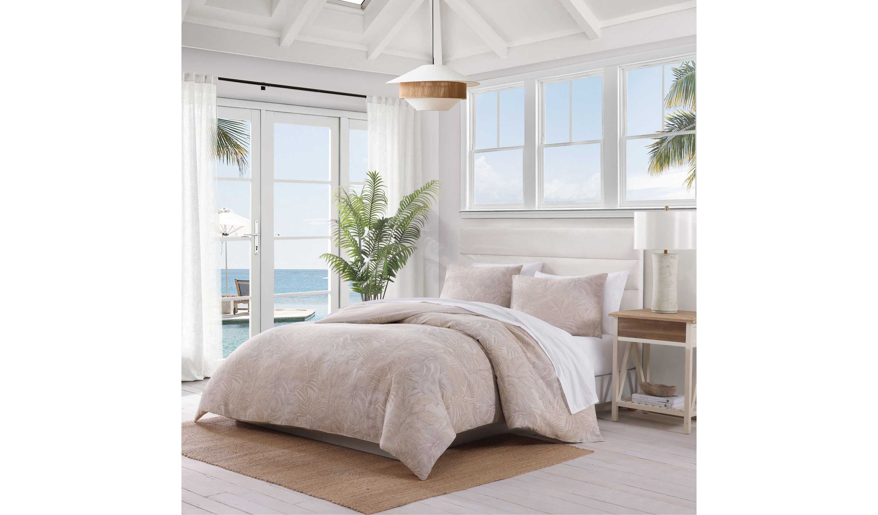 Jungle Palms Cotton Duvet Cover Set