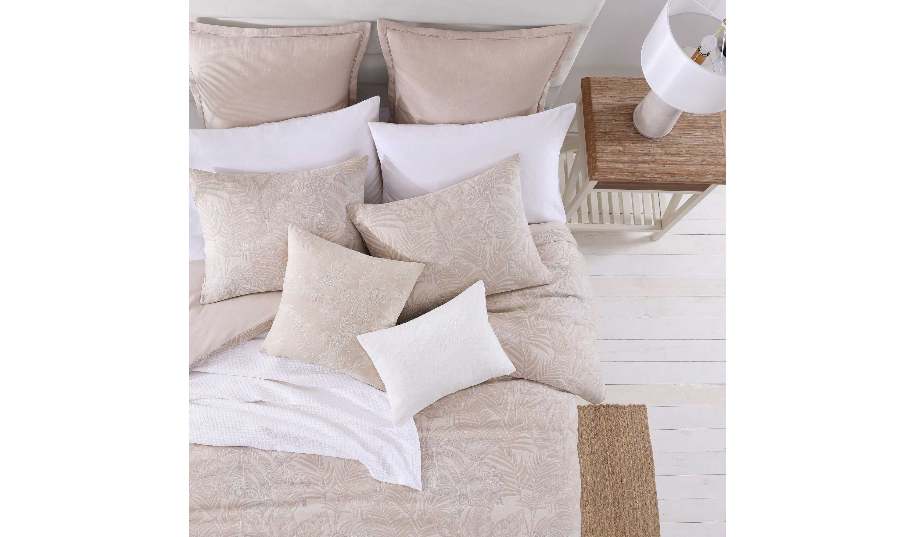 Jungle Palms Cotton Duvet Cover Set