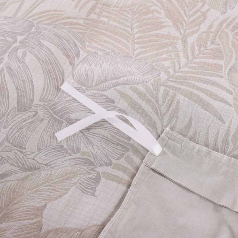 Jungle Palms Cotton Duvet Cover Set