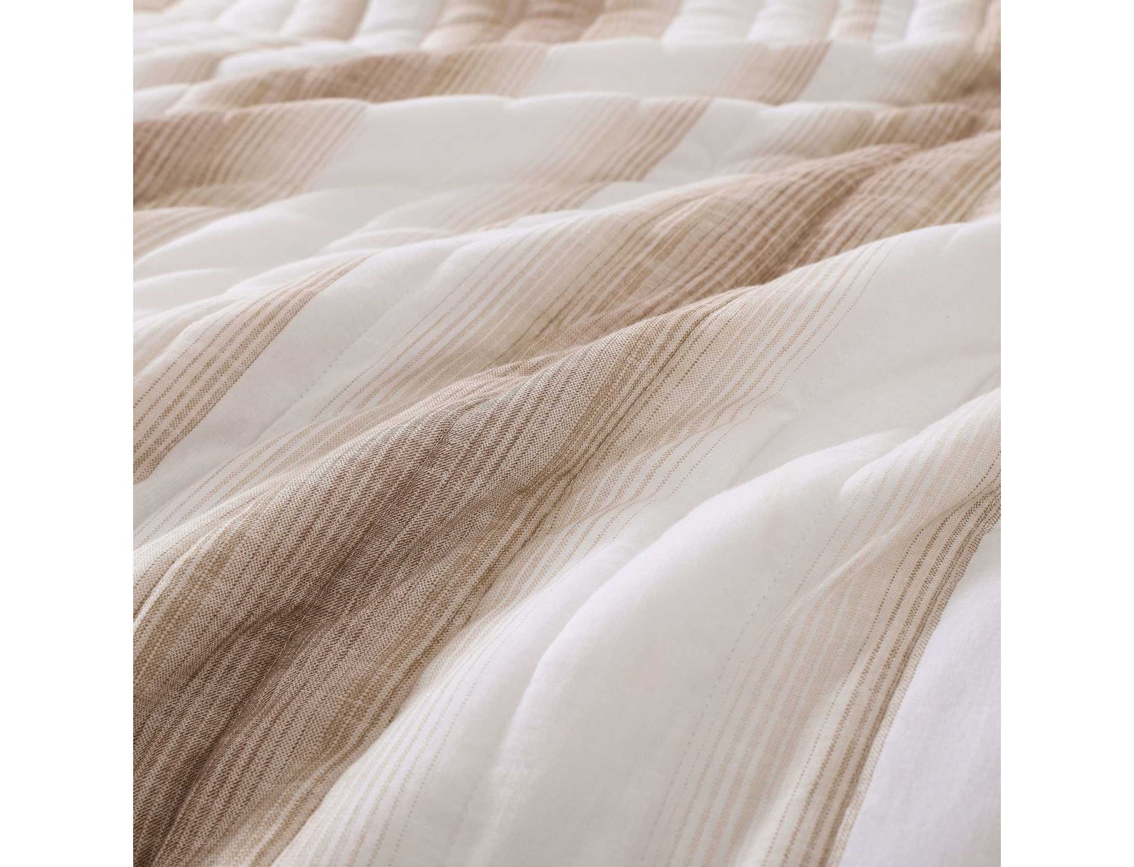 La Prisma Stripe Texture Cotton Quilt-Sham Set