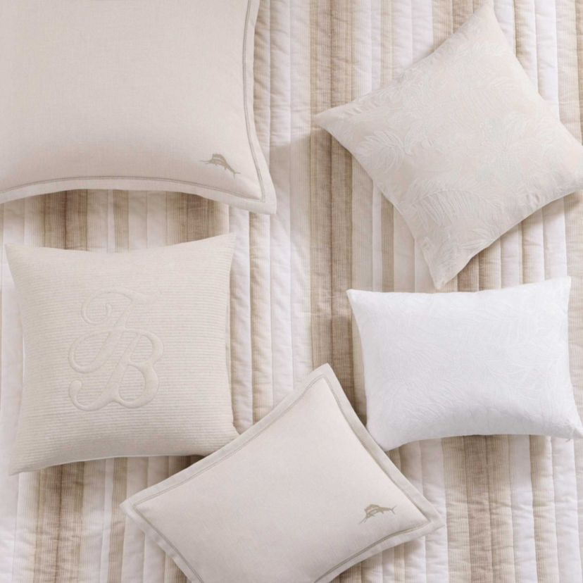 La Prisma Stripe Texture Cotton Quilt-Sham Set