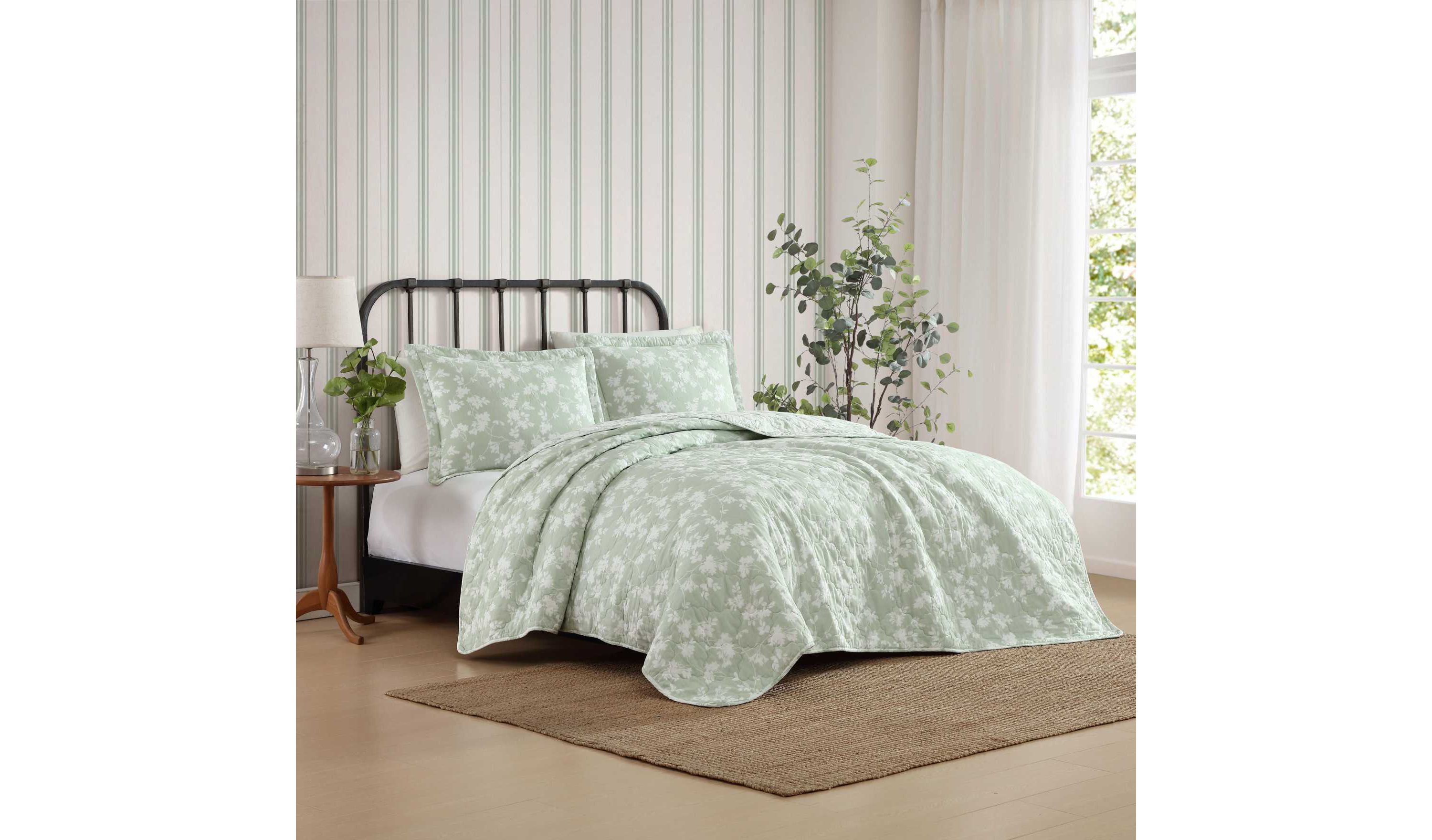 Adorabelle Silhouette Cotton Quilt-Sham Set
