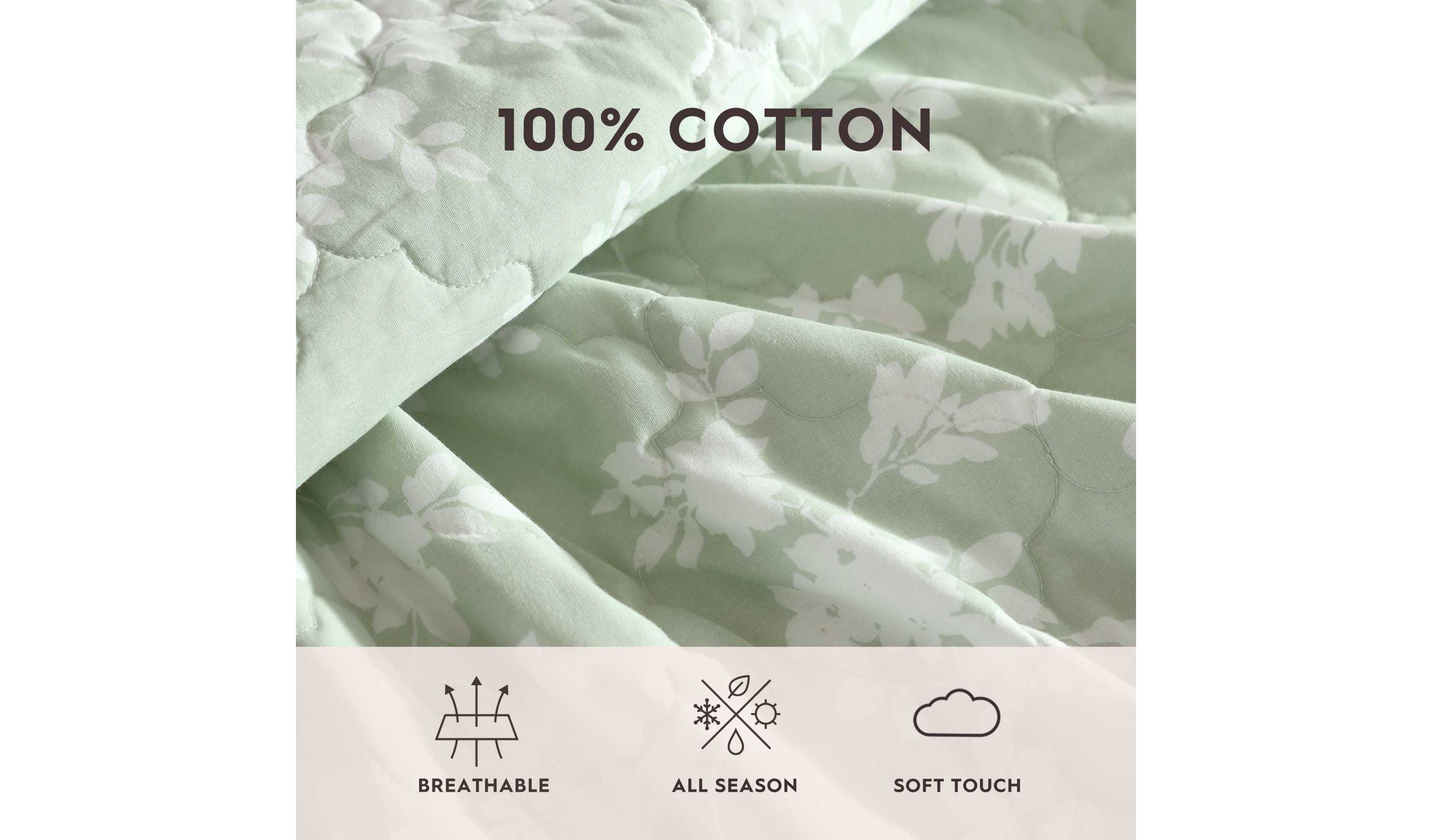 Adorabelle Silhouette Cotton Quilt-Sham Set