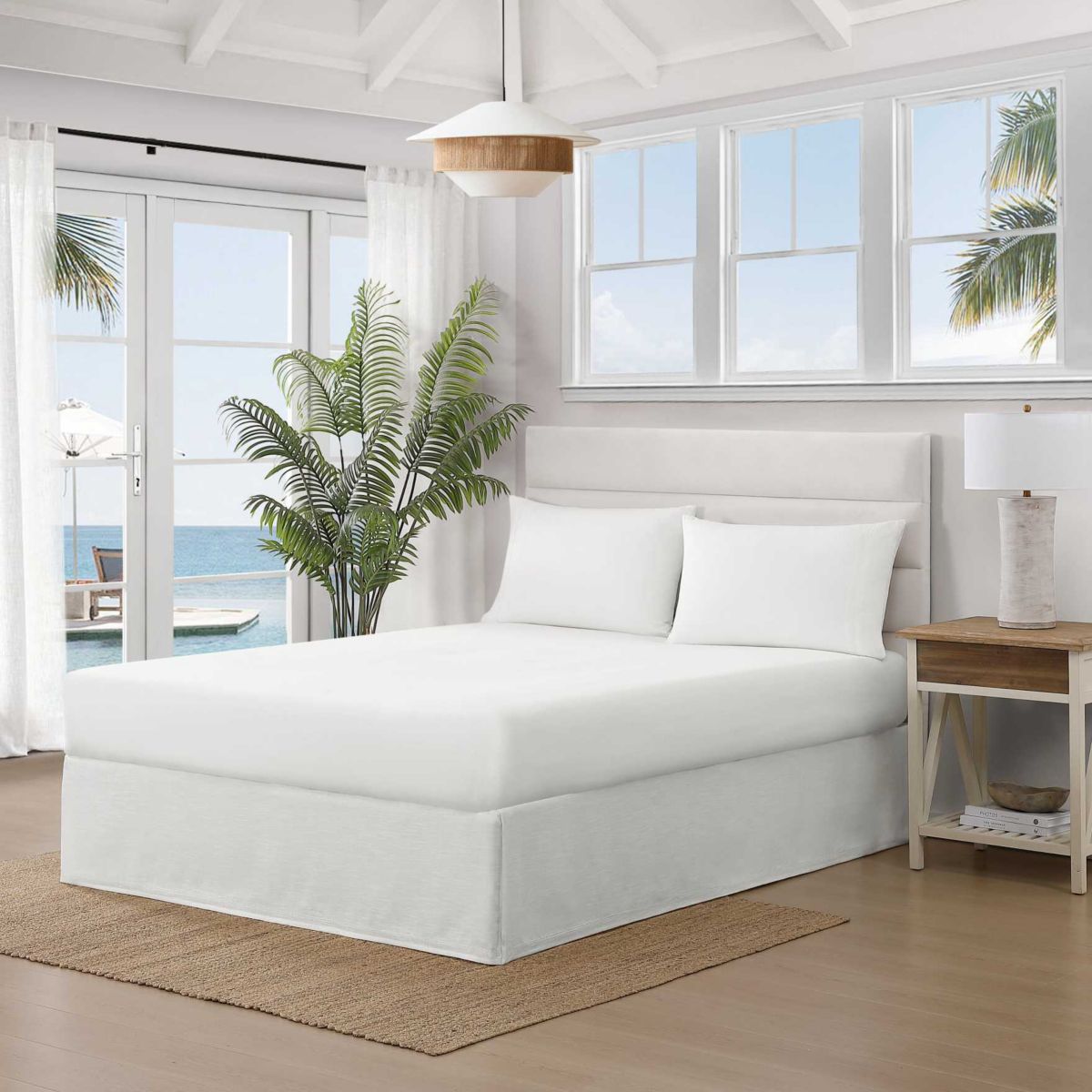 Island Estate Microfiber Tailored Bedskirt