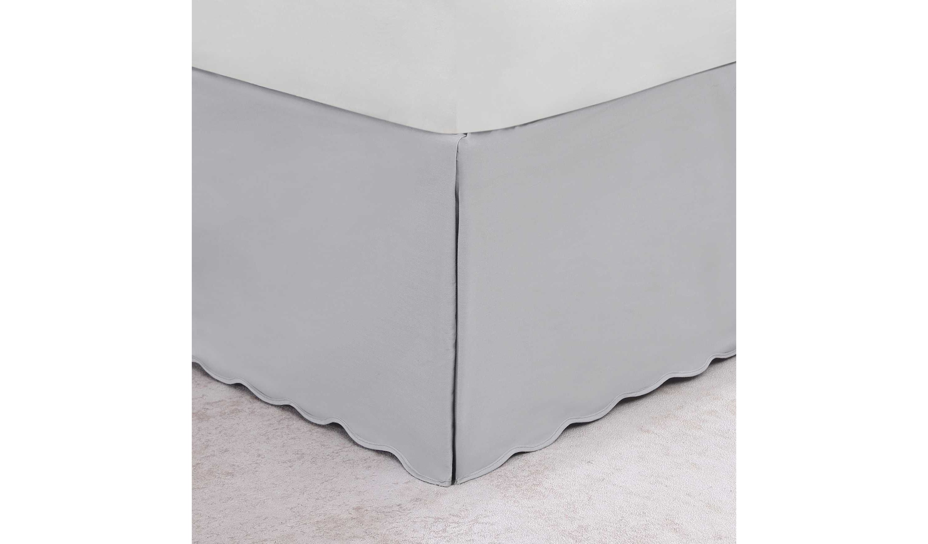 Solid Cotton Tailored Bedskirt