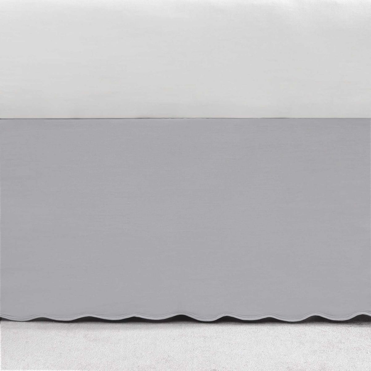 Solid Cotton Tailored Bedskirt