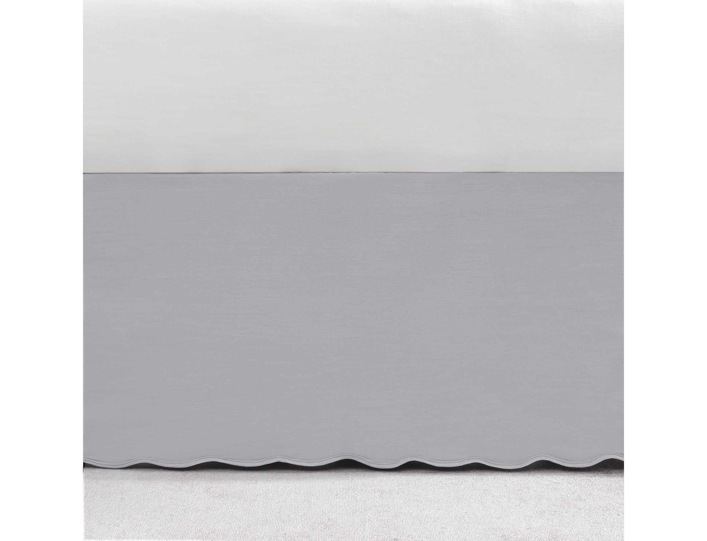 Solid Cotton Tailored Bedskirt