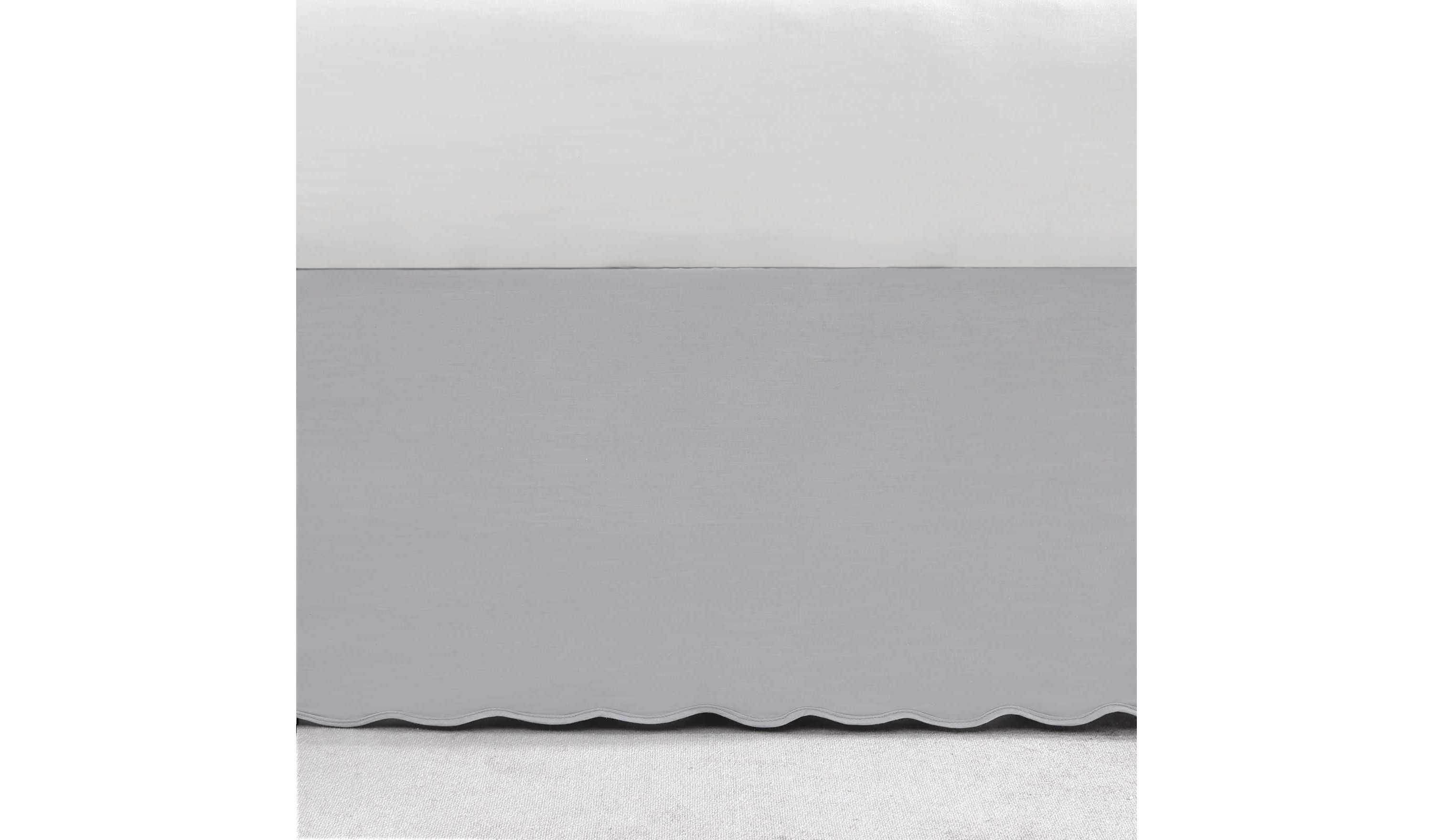 Solid Cotton Tailored Bedskirt