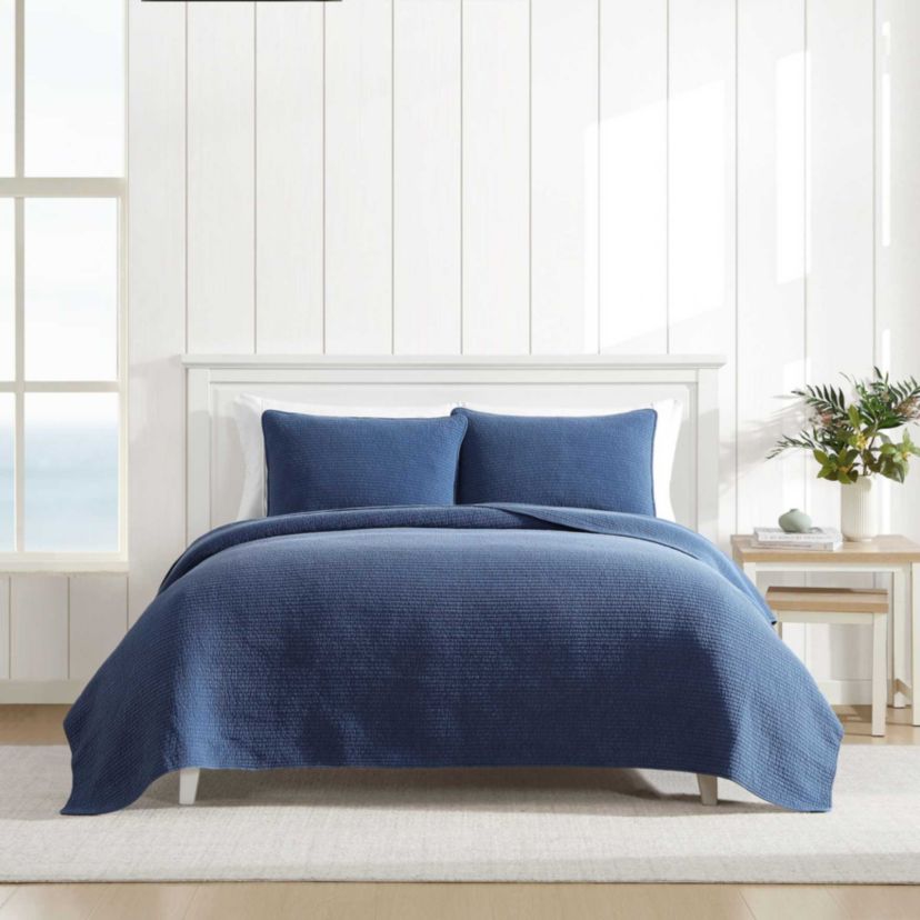 Seashore Stitch Cotton Quilt Set