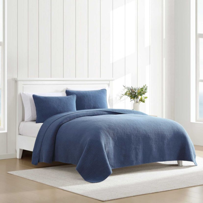 Seashore Stitch Cotton Quilt Set