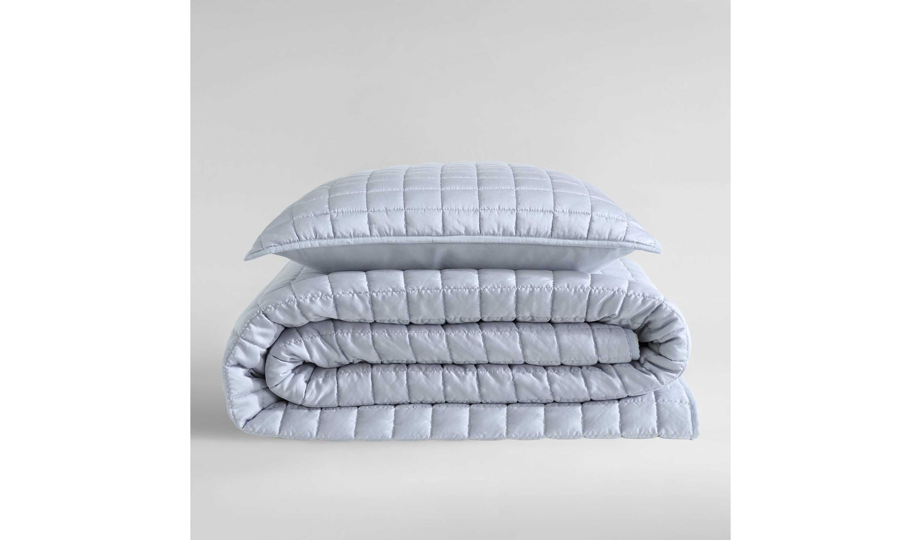 Tencel Solid Quilt Set
