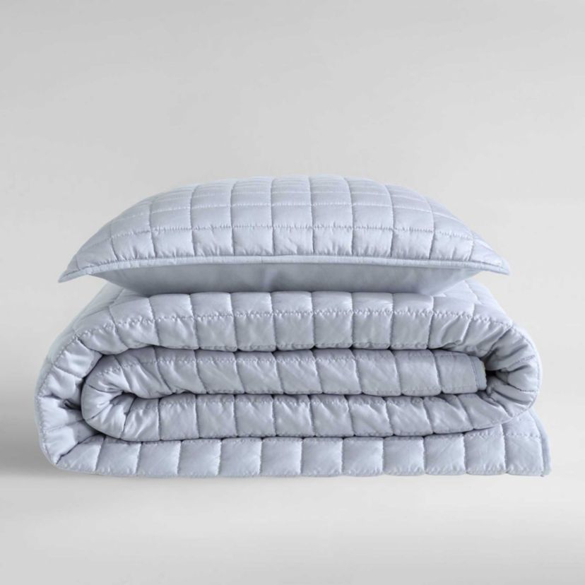 Tencel Solid Quilt Set
