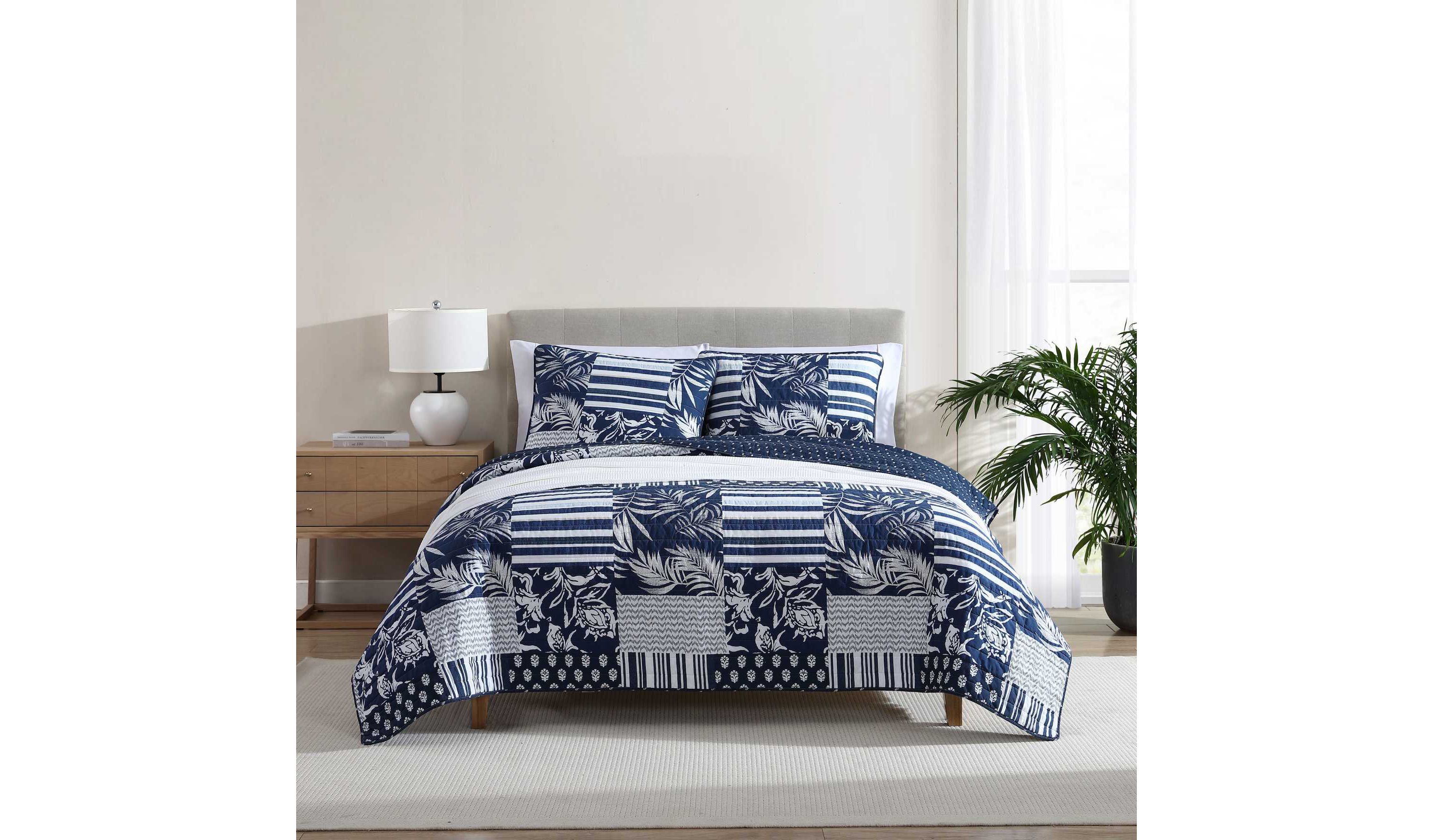 Avalon Patchwork Cotton Quilt Set