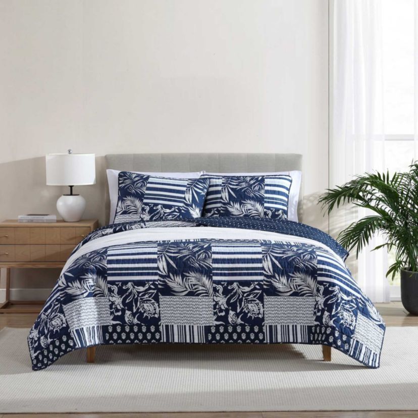 Avalon Patchwork Cotton Quilt Set