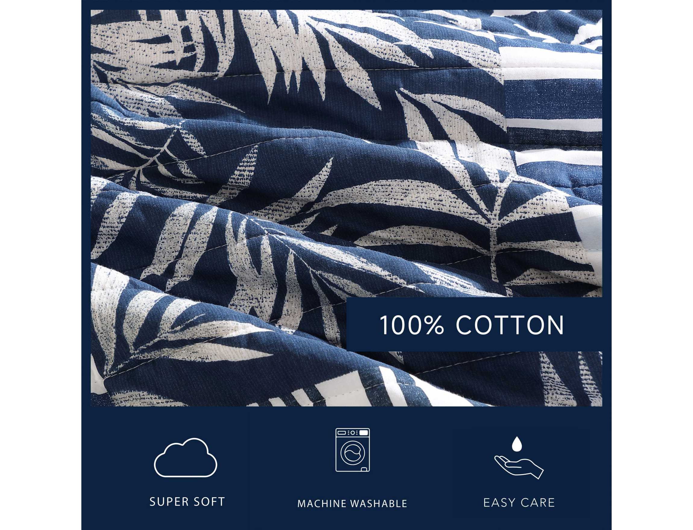 Avalon Patchwork Cotton Quilt Set
