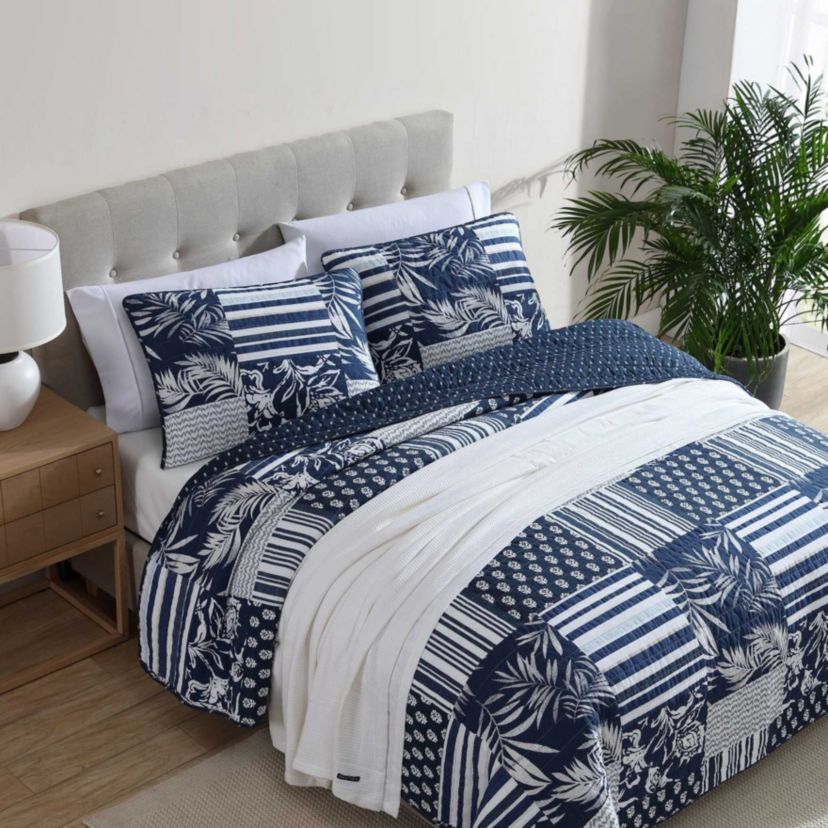 Avalon Patchwork Cotton Quilt Set