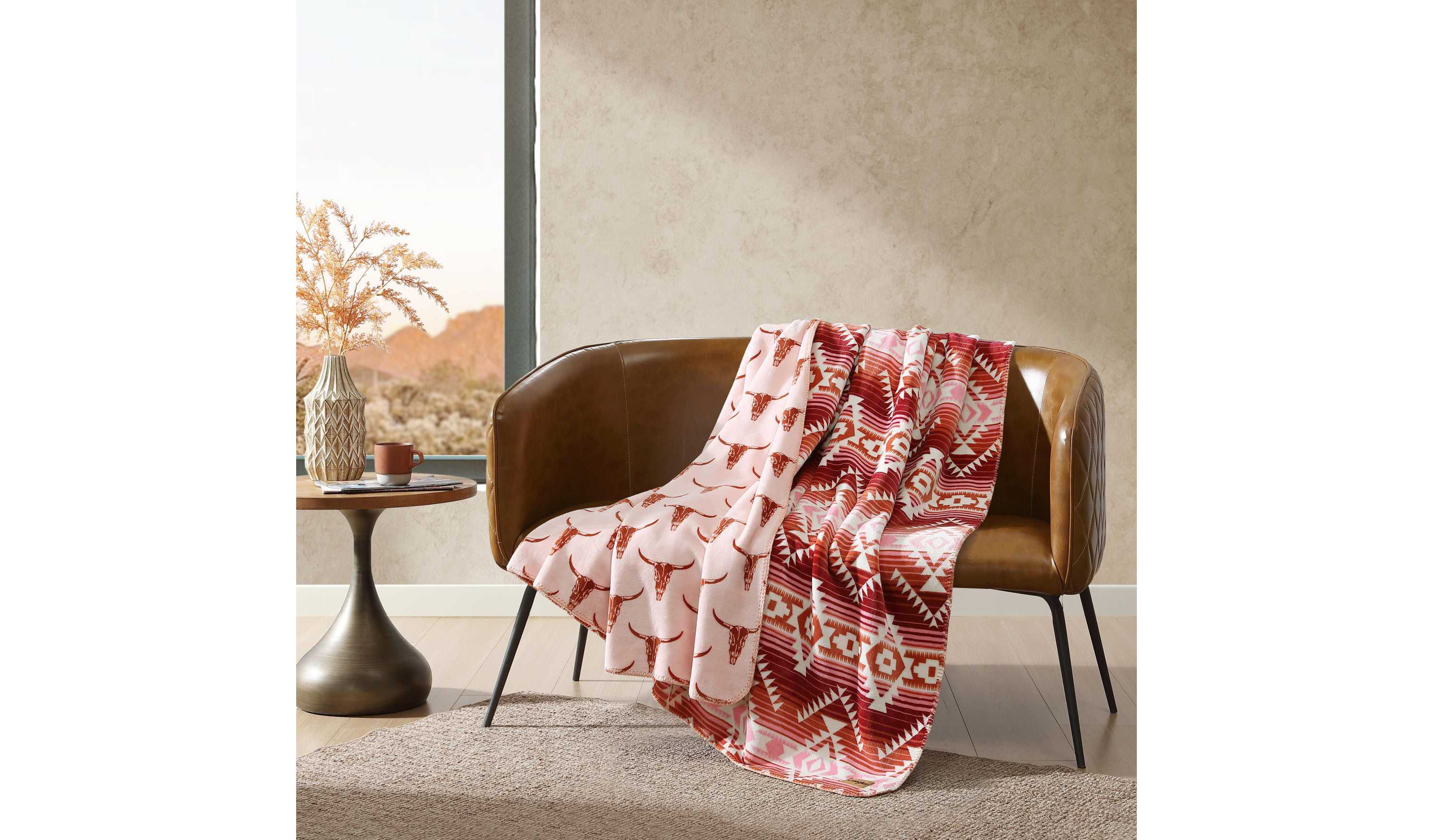 Jericho Reversible Microfiber Blanket