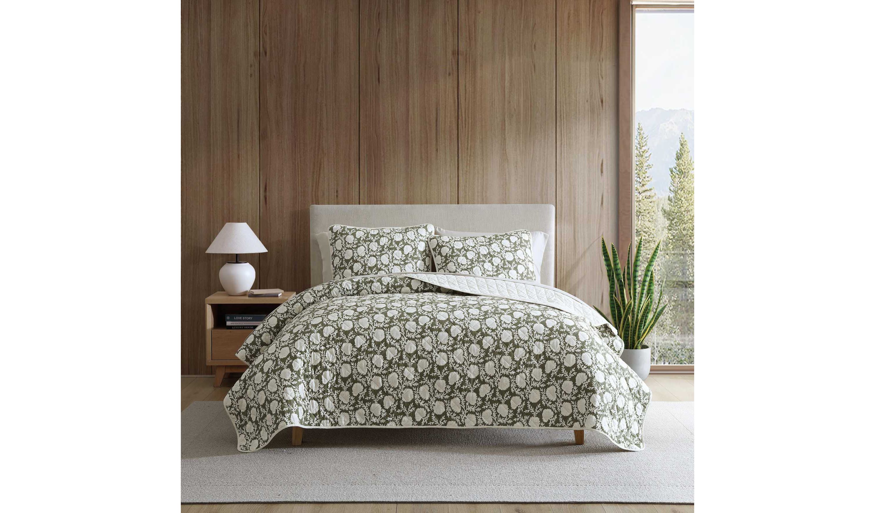 Garden Bloom Cotton Quilt Set