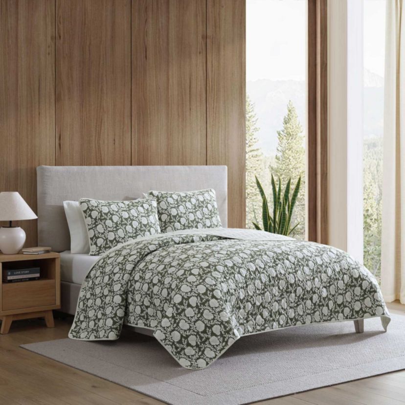Garden Bloom Cotton Quilt Set
