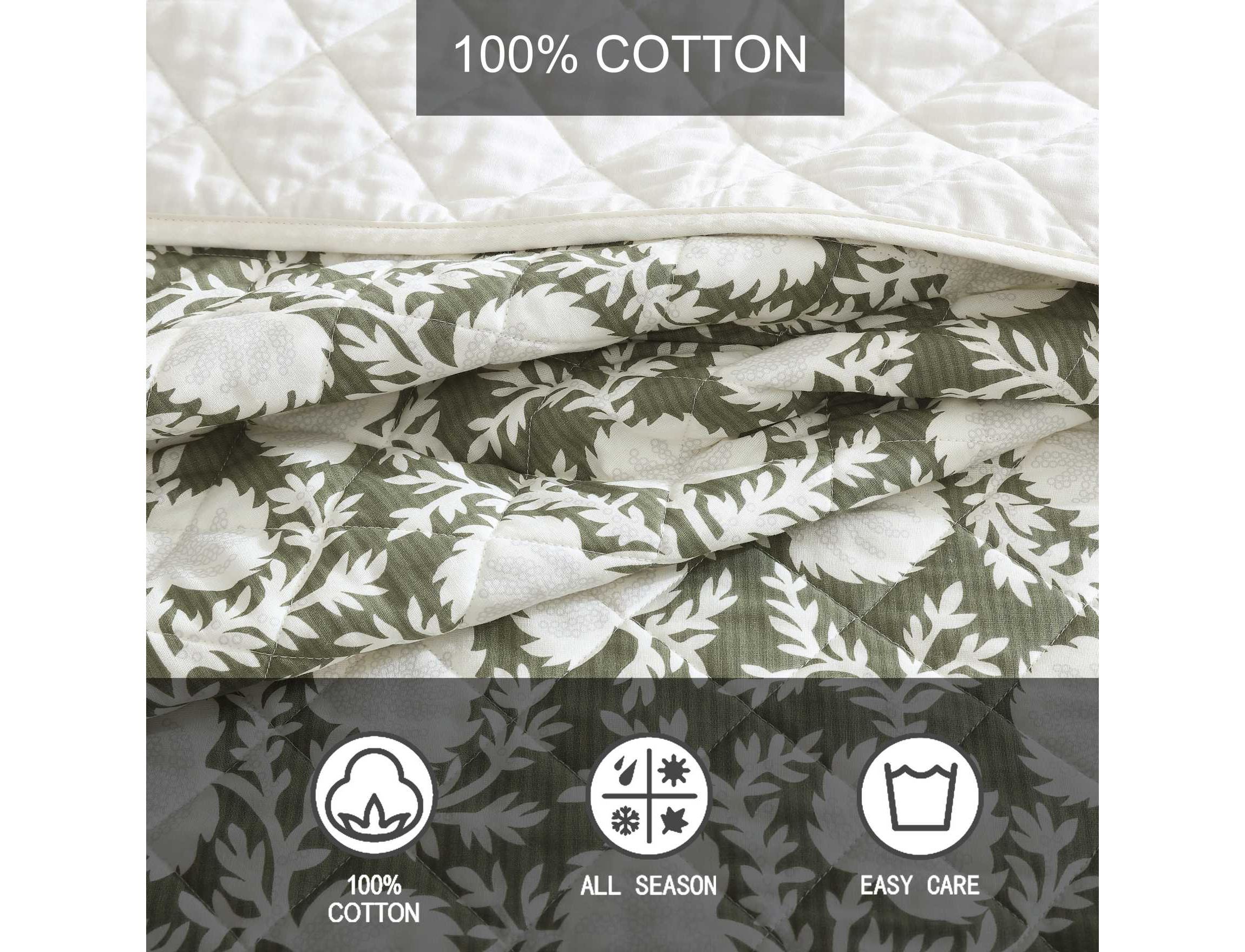 Garden Bloom Cotton Quilt Set